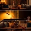 Lampka biurkowa V-TAC 4w1 37cm kinkiet klips latarka 3W LED czerwona VT-7413 4000K 300lm